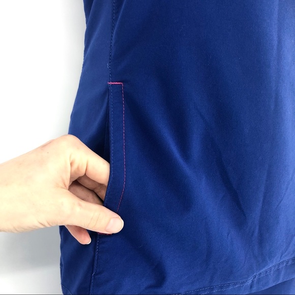 Sold! Smitten Small Polyester Royal Blue Scrub Set - Picture 8 of 14